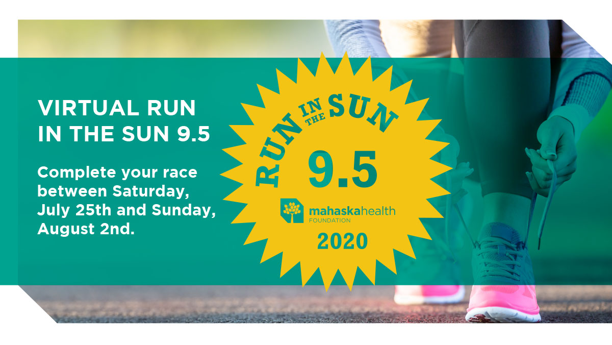 Mahaska Health Foundation's Virtual Run in the Sun 9.5 1