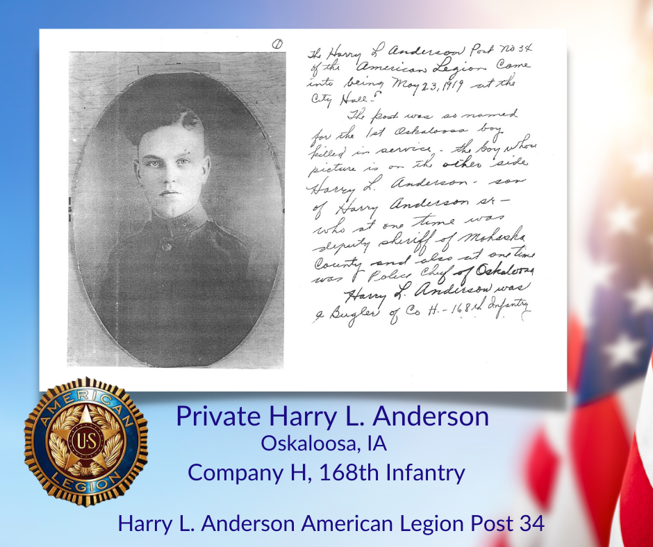 Harry L. Anderson American Legion Post 34 Memorial Day 2021 1