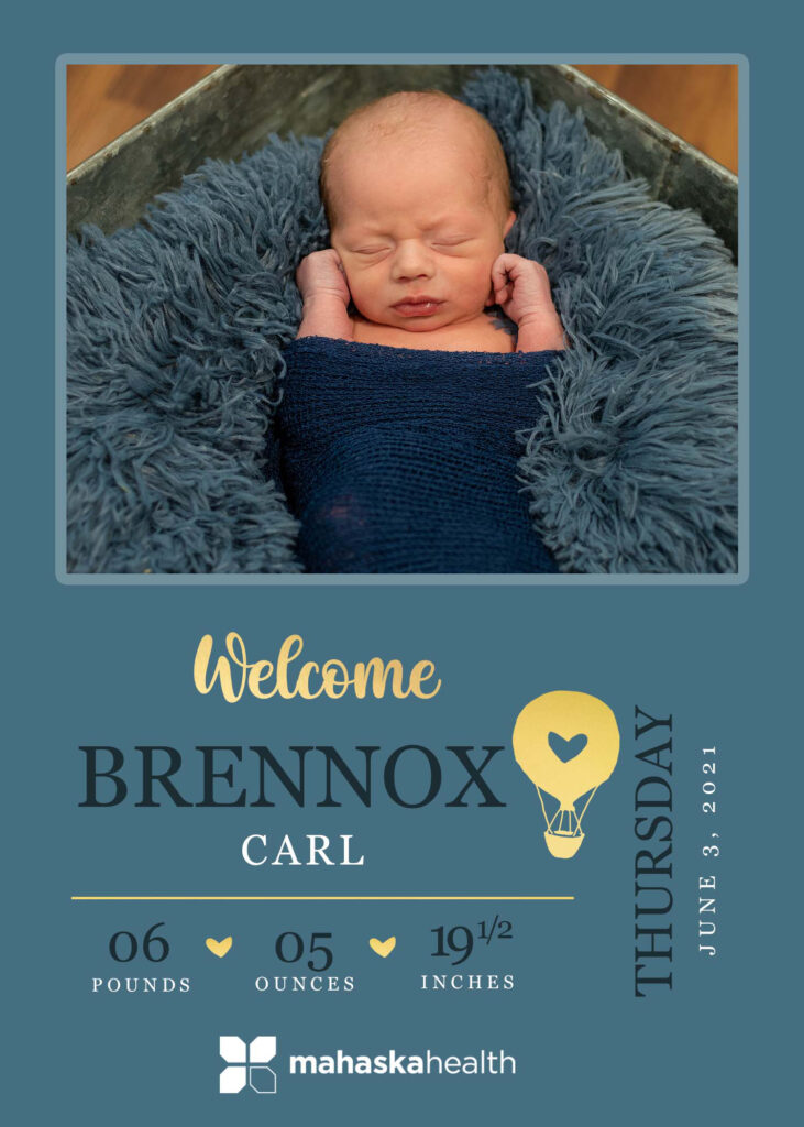 Welcome Brennox Carl! 6