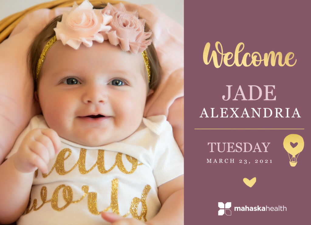 Welcome Jade Alexandria! 6