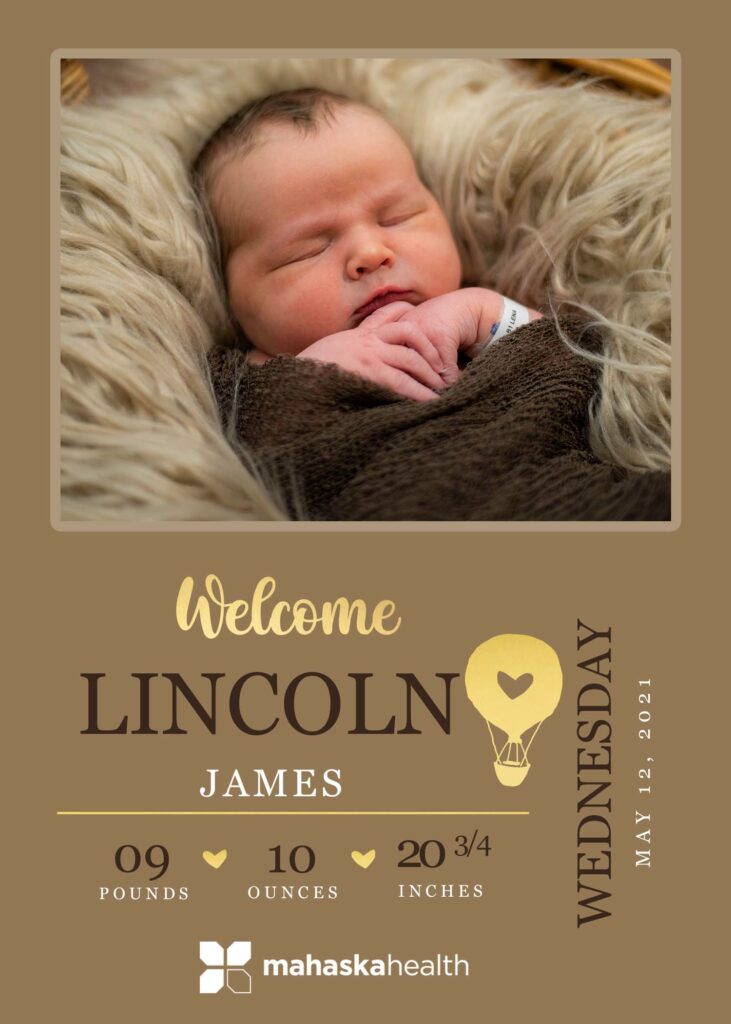 Welcome Lincoln James! 6