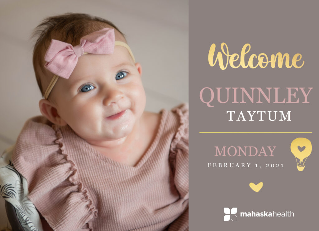 Welcome Quinnley Taytum! 6