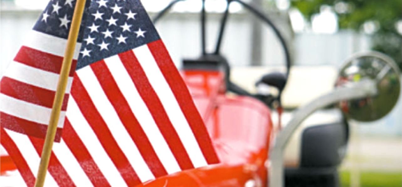 Tractor Ride American Flag 5th Annual Men's Health Event & Tractor Ride! 3