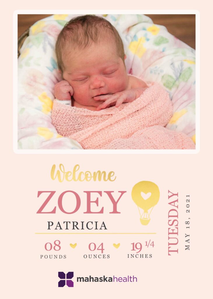 Welcome Zoey Patricia! 6