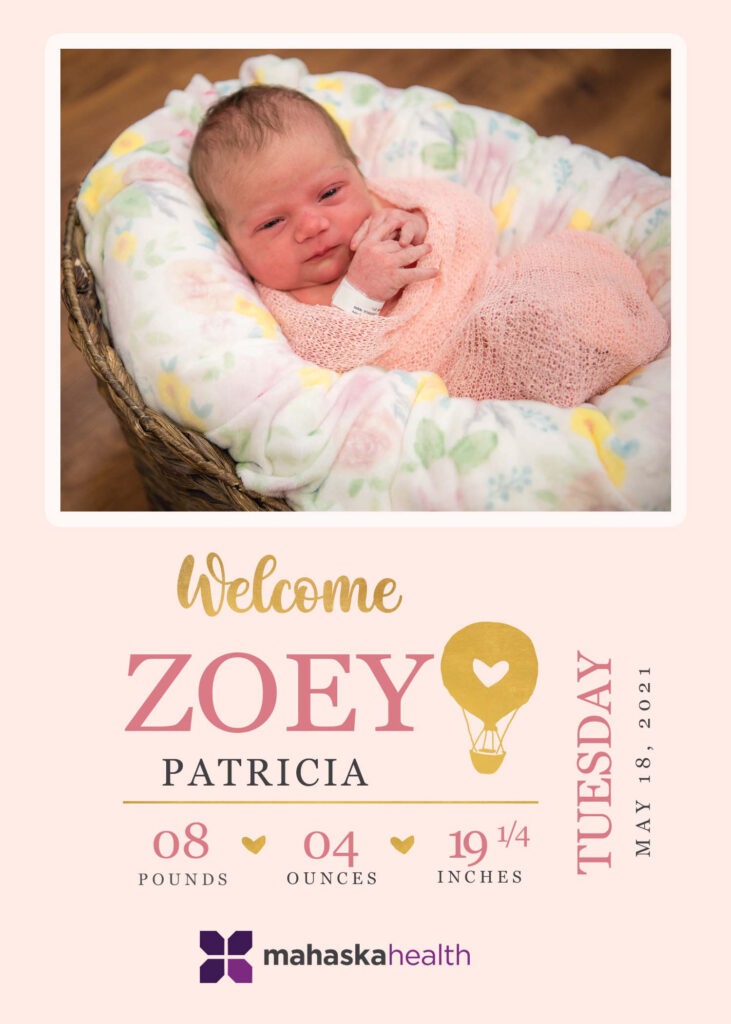 Welcome Zoey Patricia! 6