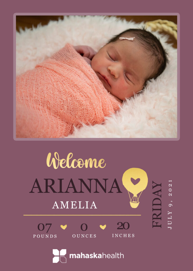 Welcome Arianna Amelia! 6