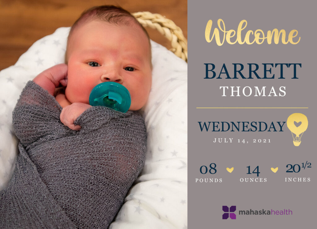 Welcome Barrett Thomas! 6