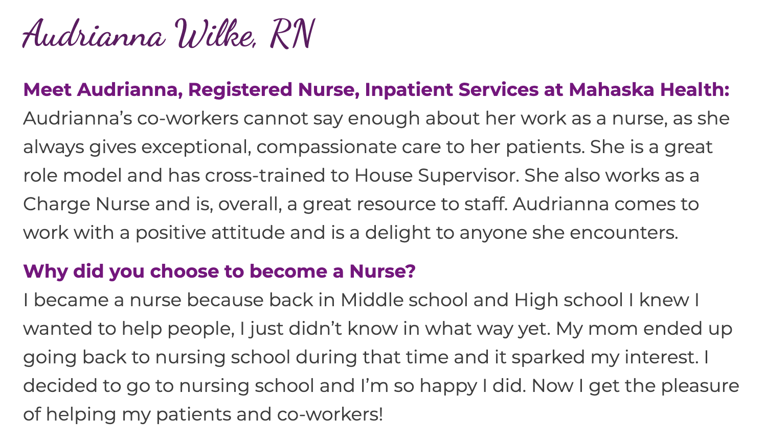 AW 8-17-21 Spotlight mobile We Are Growing! Join Our Care Team! 5