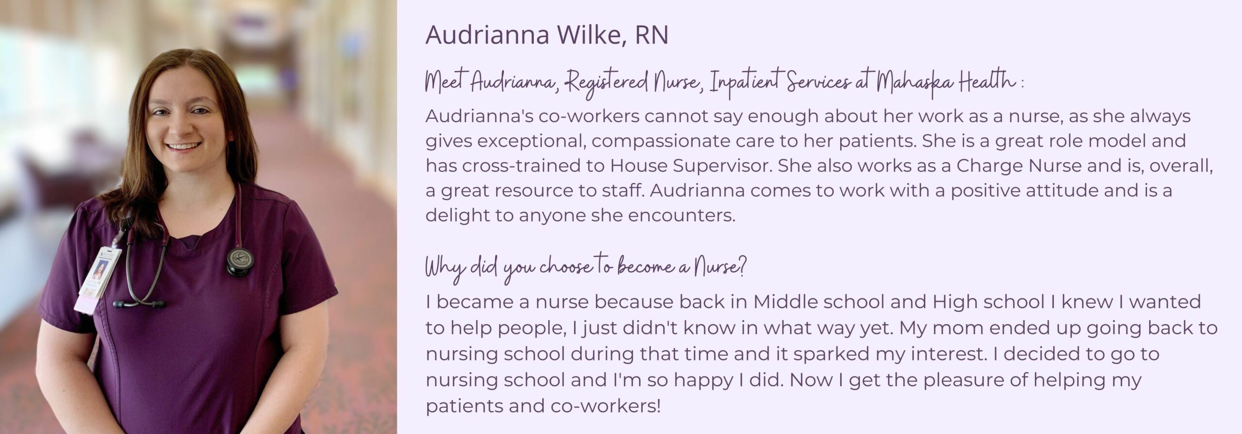 Nurses Spotlight 8-17-21 Inpatient post edited We Are Growing! Join Our Care Team! 1