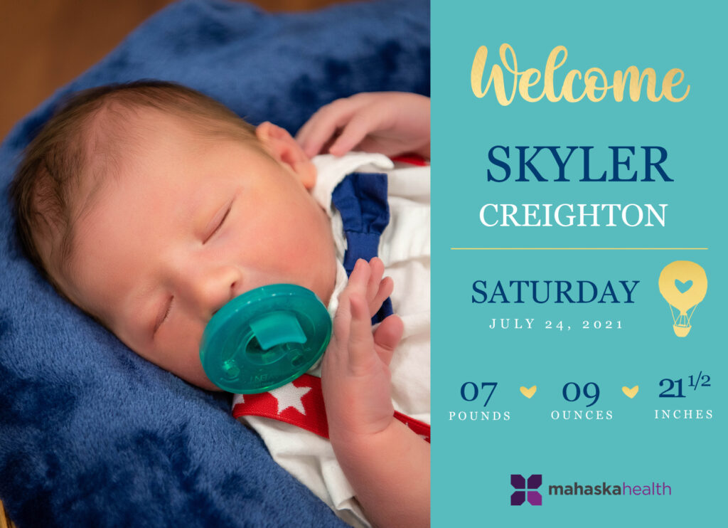 Welcome Skyler Creighton! 6