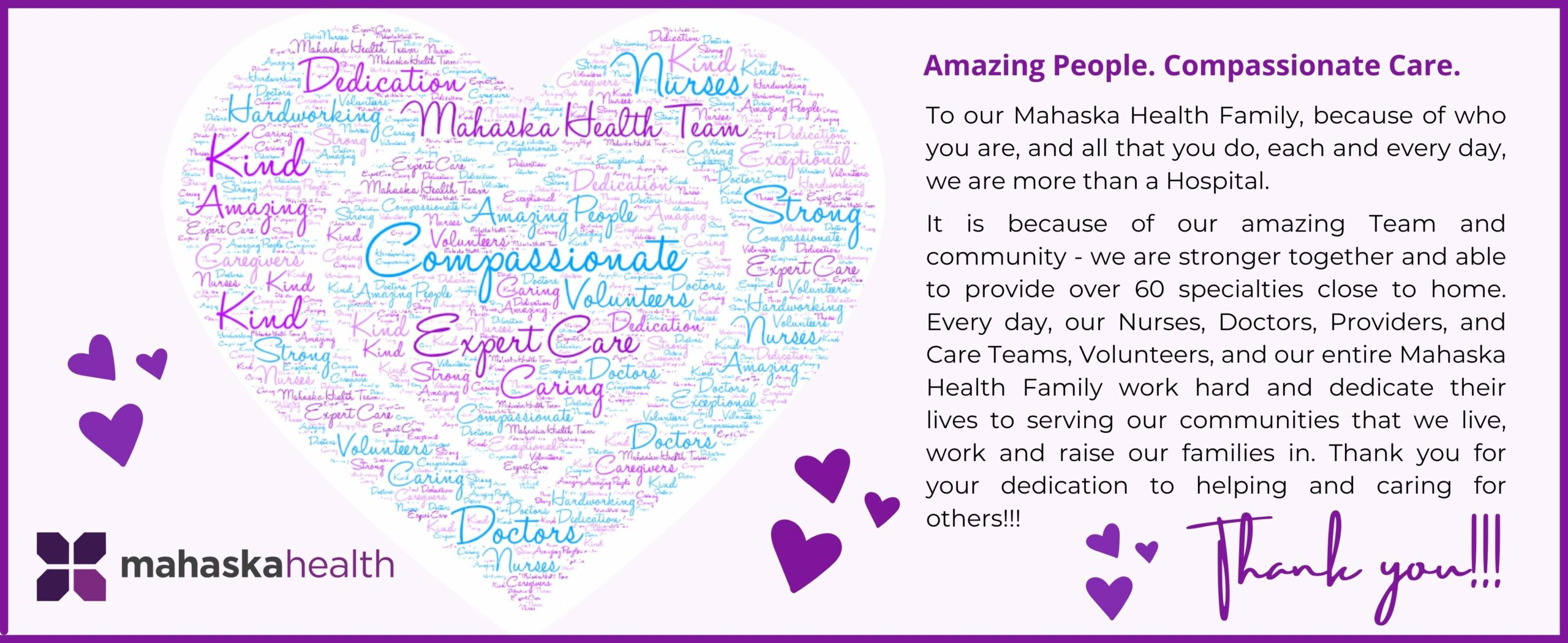 Thank you Nurses 8-17-21 We Are Growing! Join Our Care Team! 3
