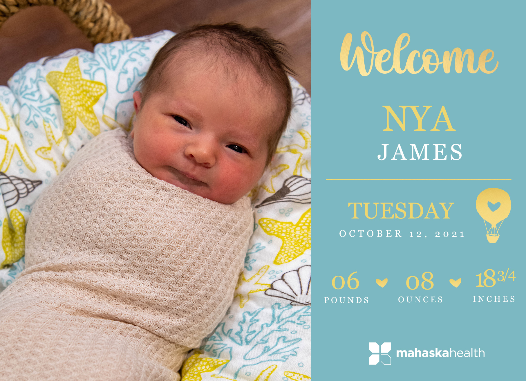 Welcome Nya James! 6