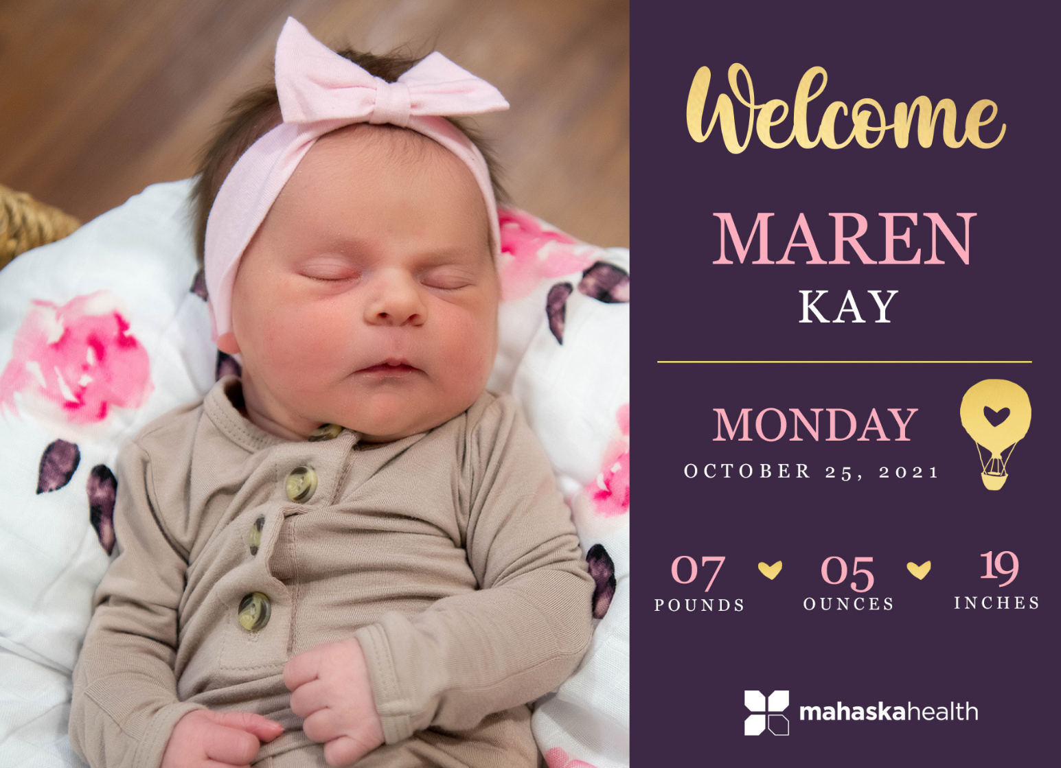 Welcome Maren Kay! 6