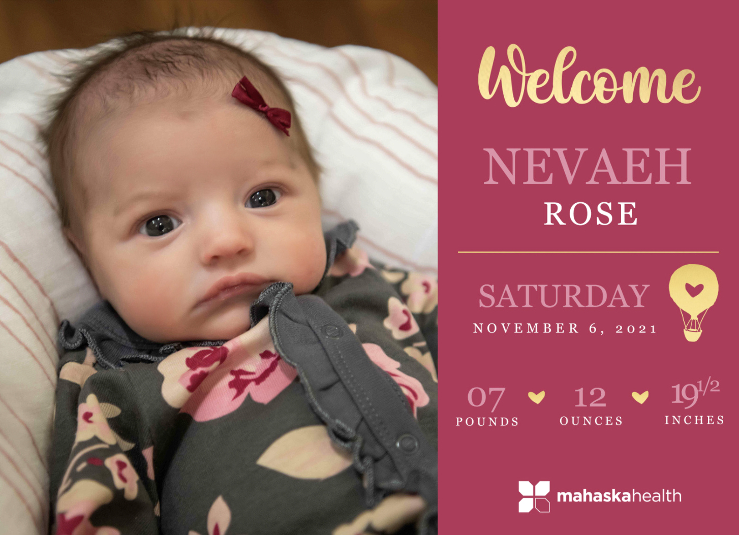 Welcome Nevaeh Rose! 6