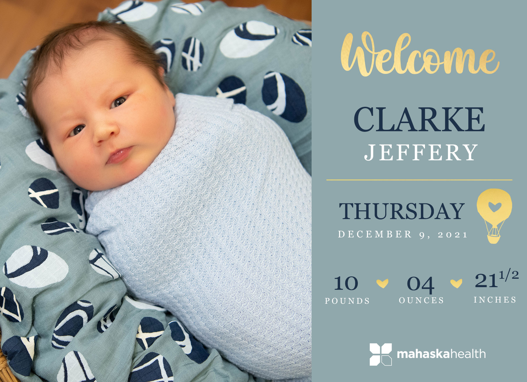 Welcome Clarke Jeffery! 6