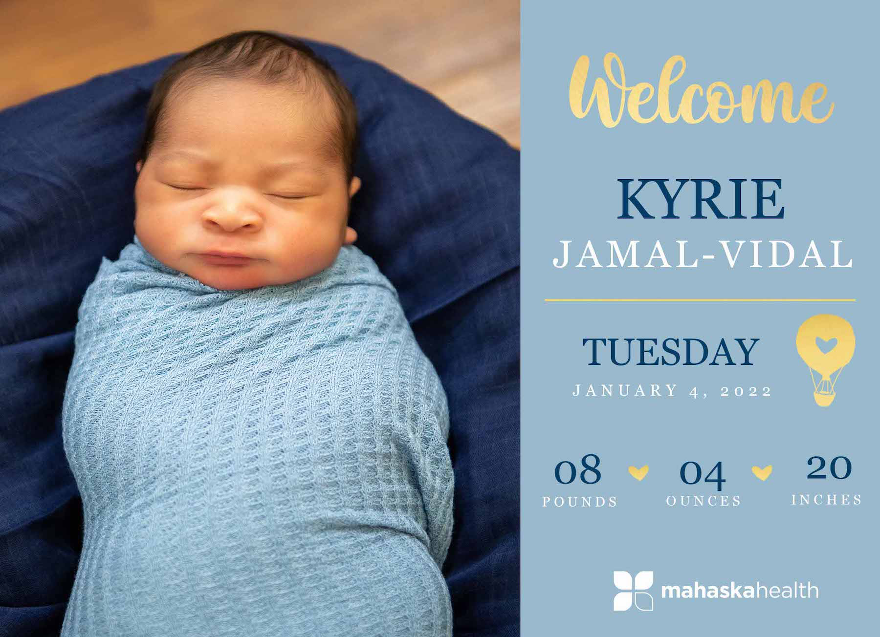 Welcome Kyrie Jamal-Vidal! 6