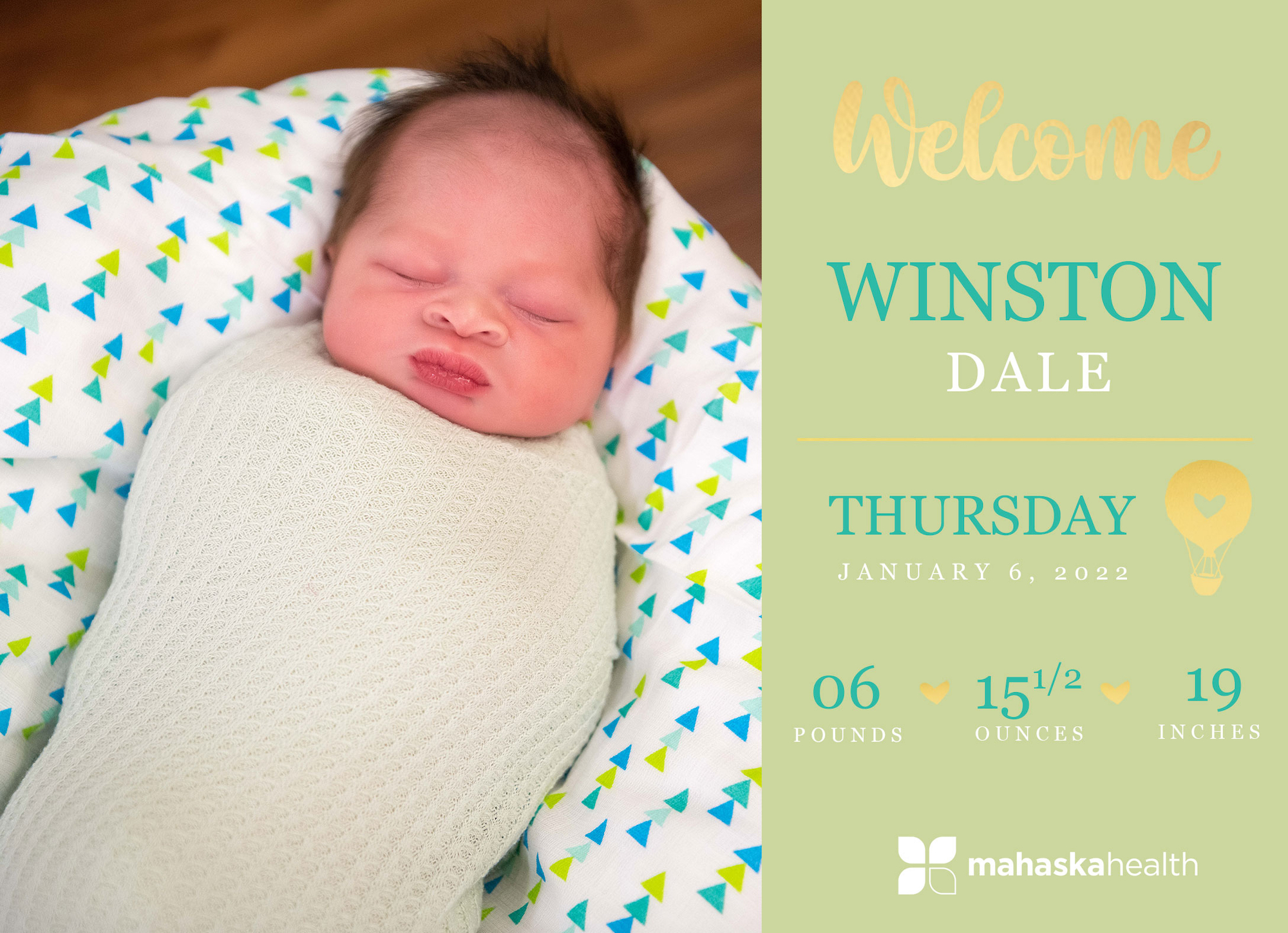 Welcome Winston Dale! 6