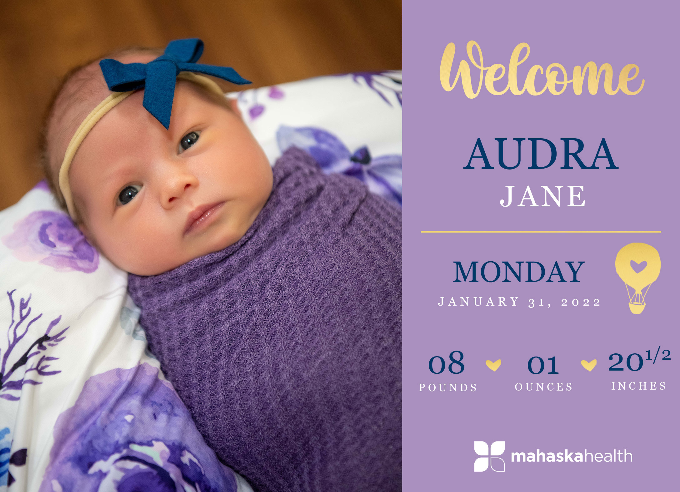 Welcome Audra Jane! 6