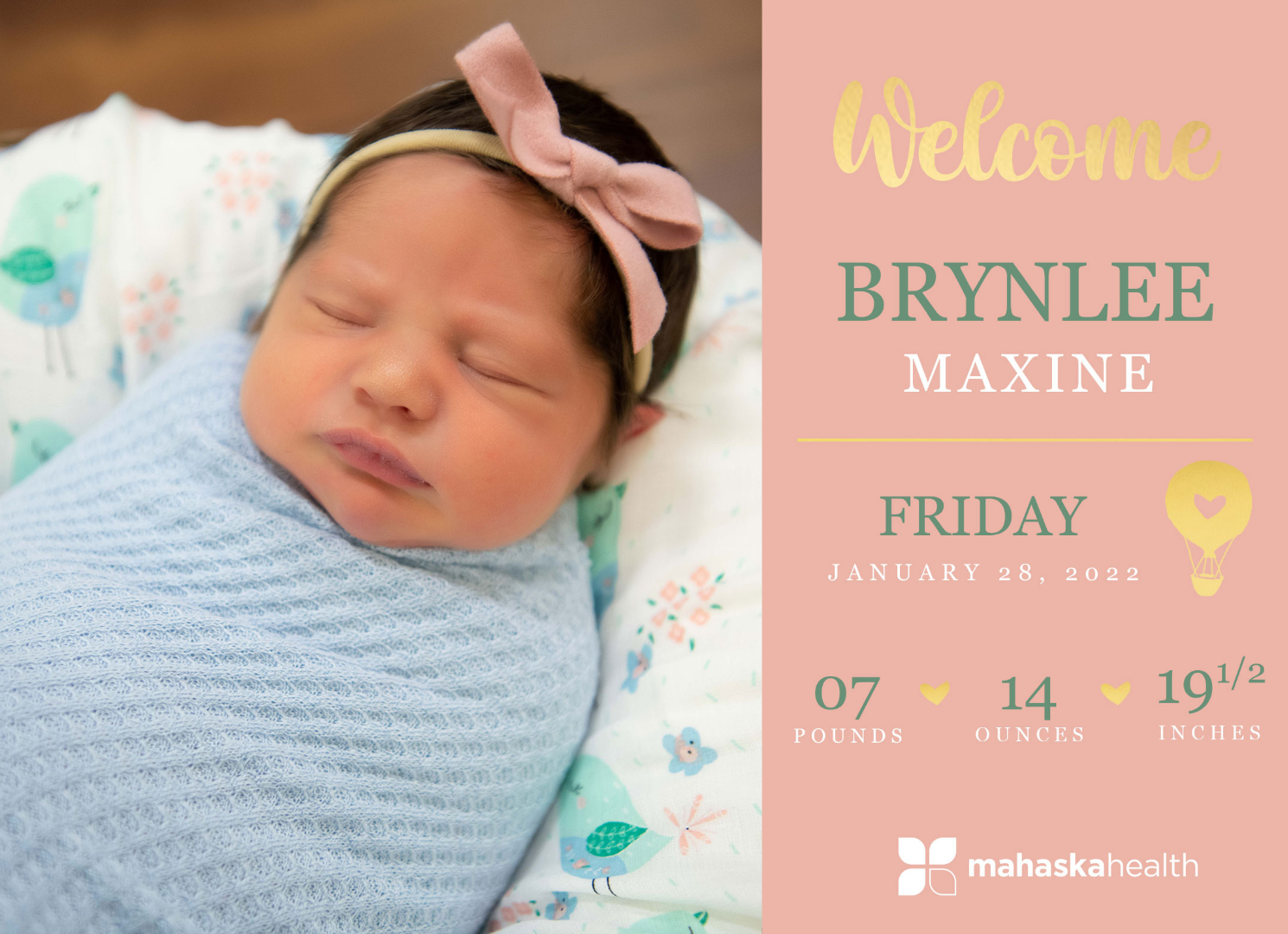 Welcome Brynlee Maxine! 6