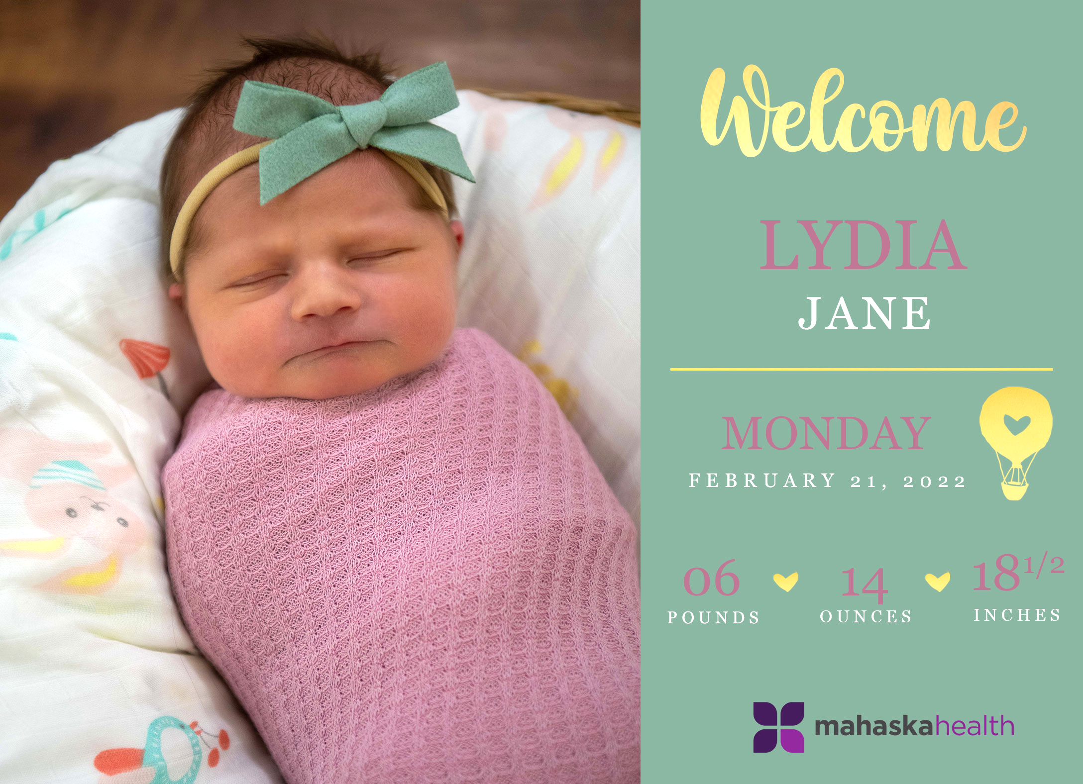 Welcome Lydia Jane! 6