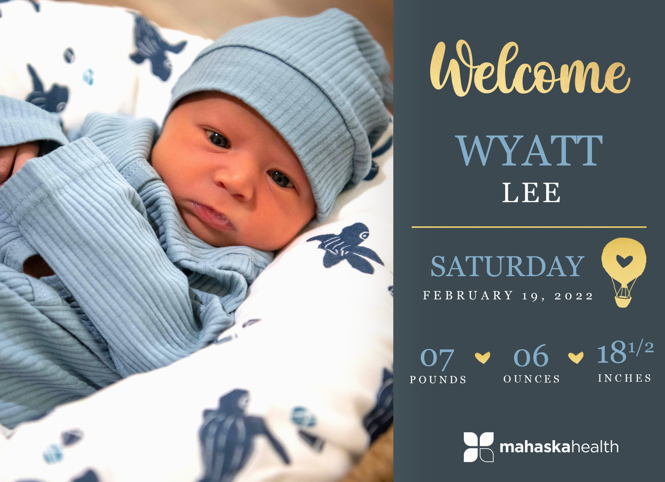 Welcome Wyatt Lee! 6