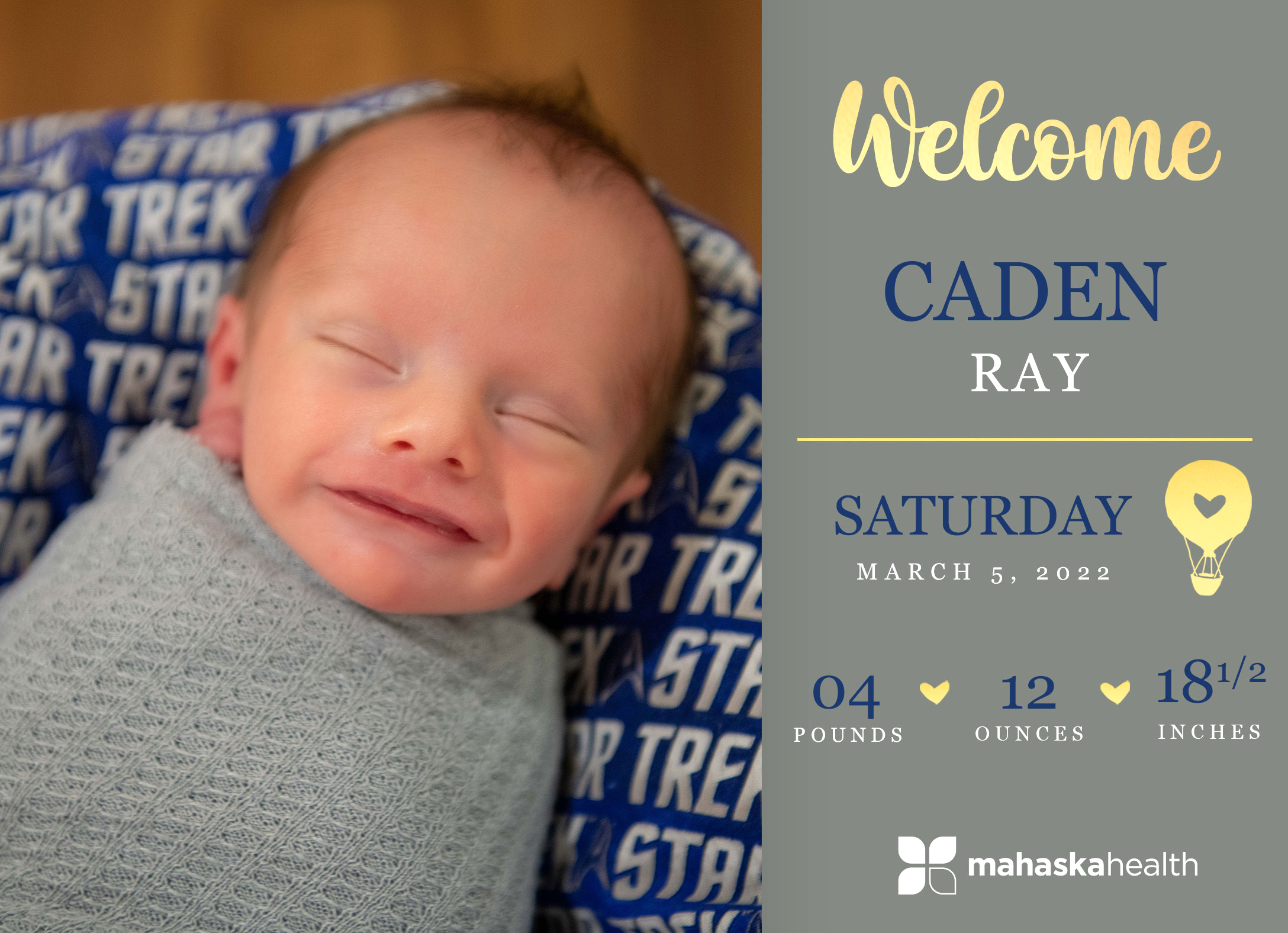 Welcome Caden Ray! 6