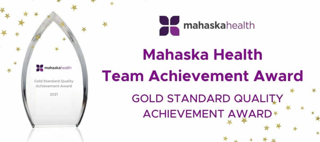 Mahaska Health Team Achievement Award! 1