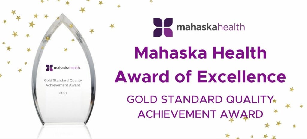 Mahaska Health Award of Excellence! 1