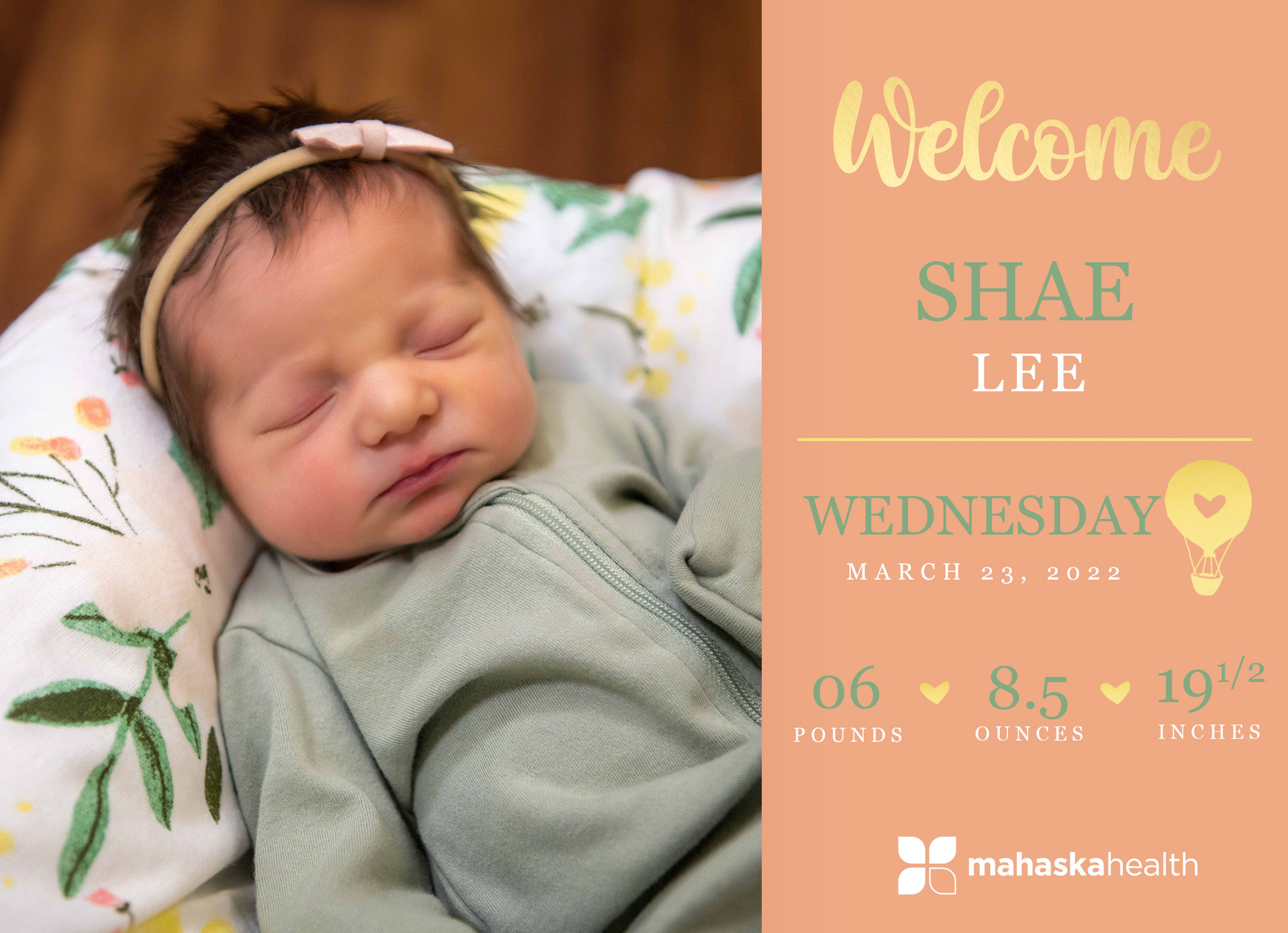 Welcome Shae Lee! 6