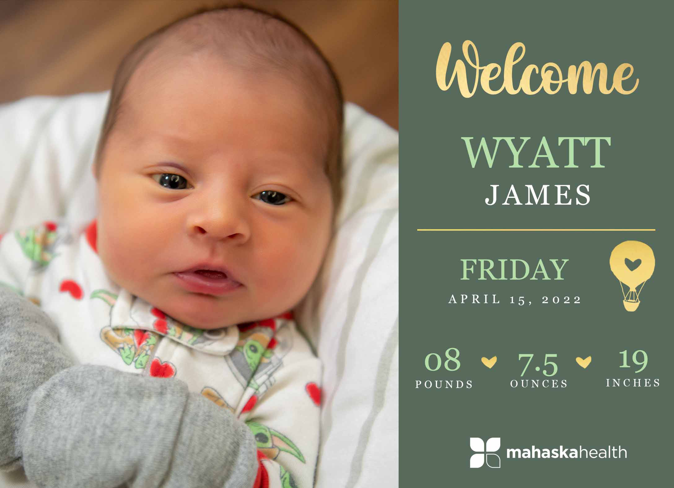 Welcome Wyatt James! 6