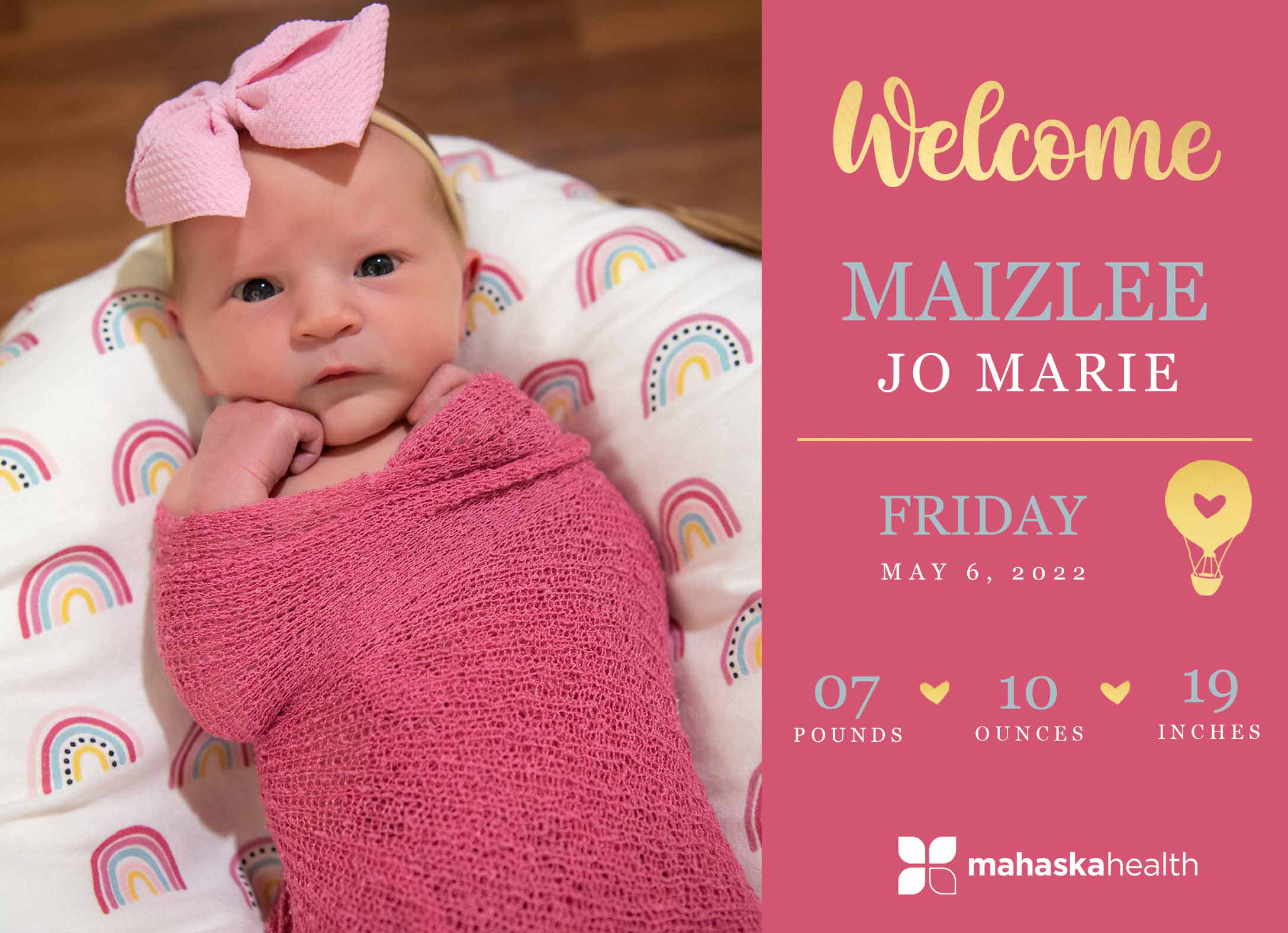 Welcome Maizlee Jo Marie! 6