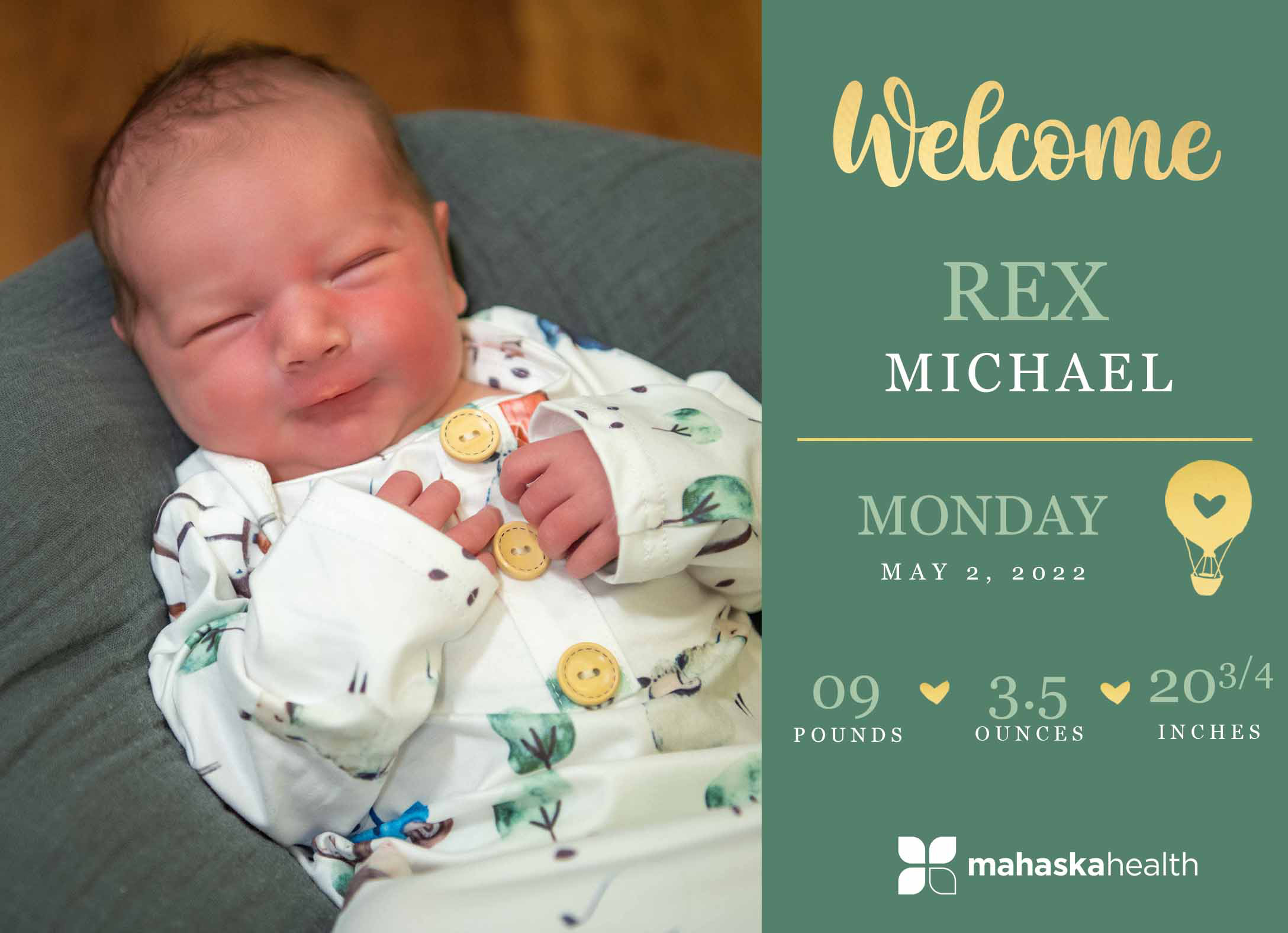 Welcome Rex Michael! 6