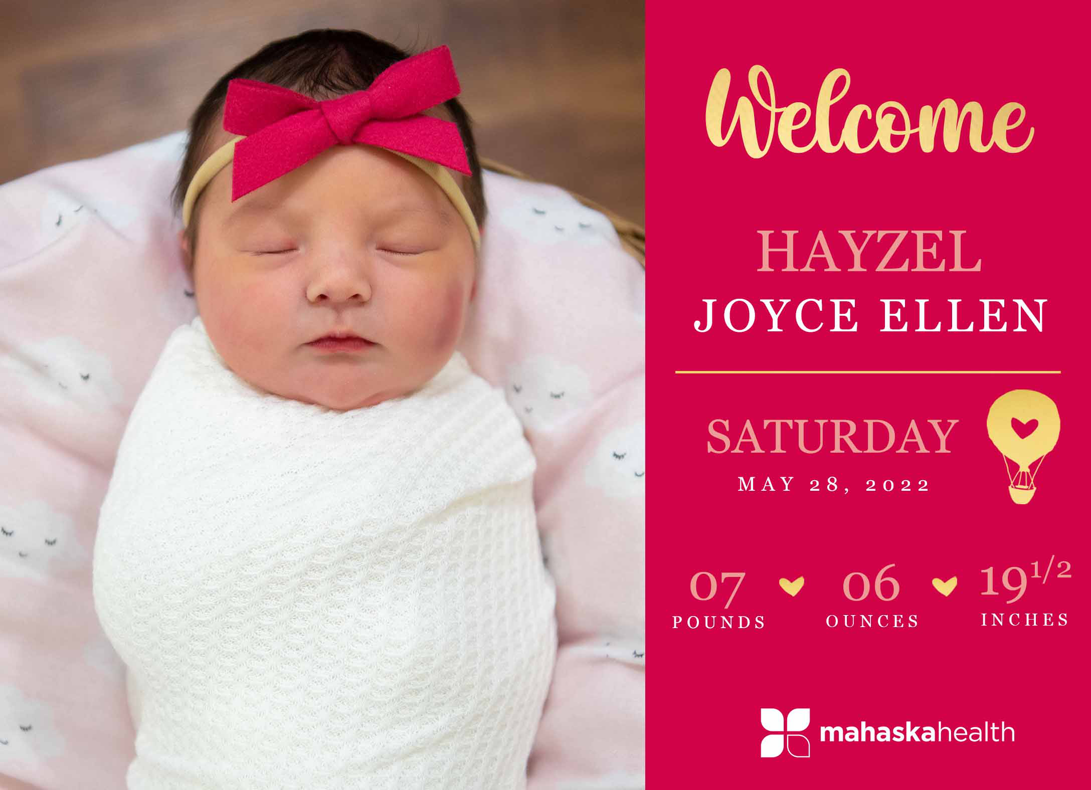 Welcome Hayzel Joyce Ellen! 6