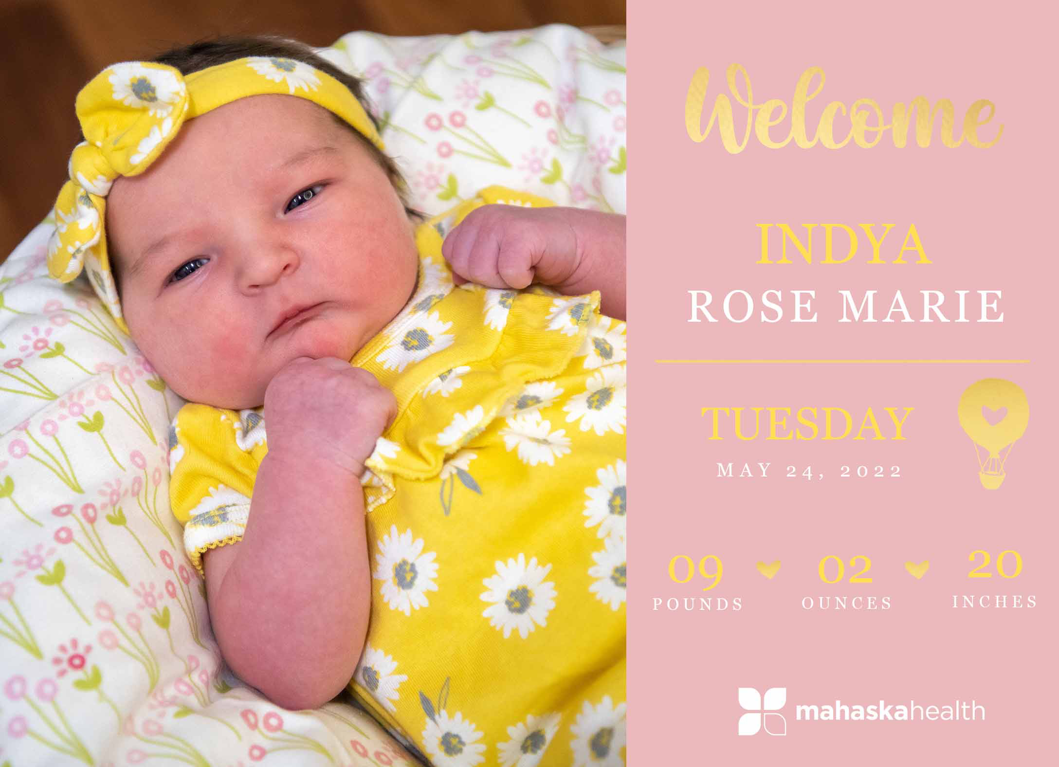 Welcome Indya Rose Marie! 6