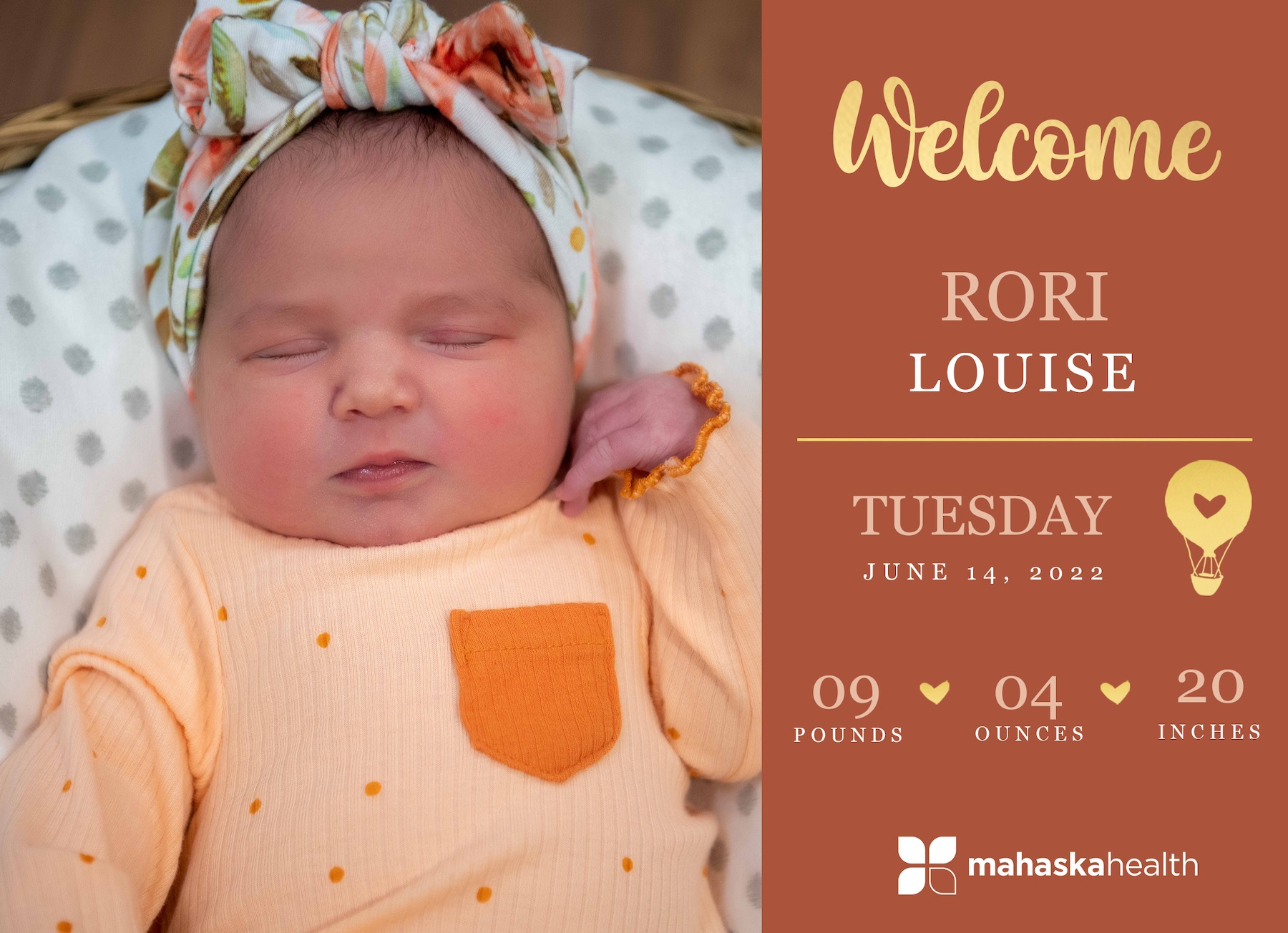 Welcome Rori Louise! 6