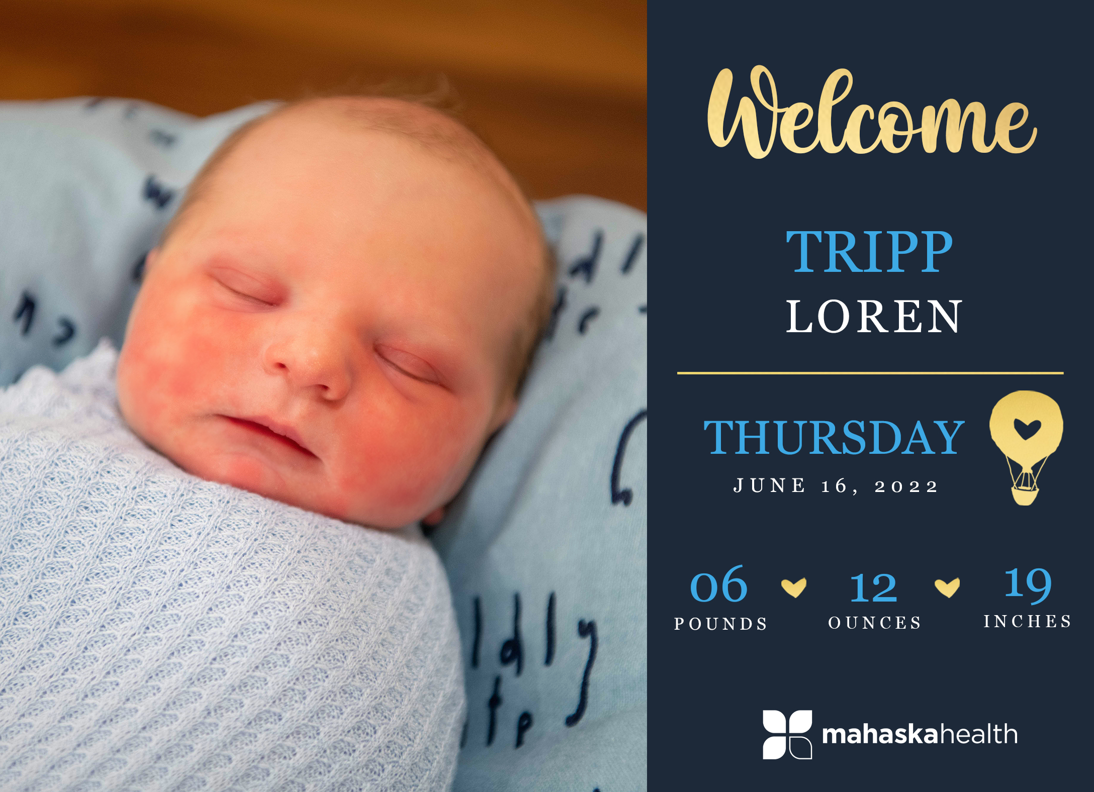 Welcome Tripp Loren! 6