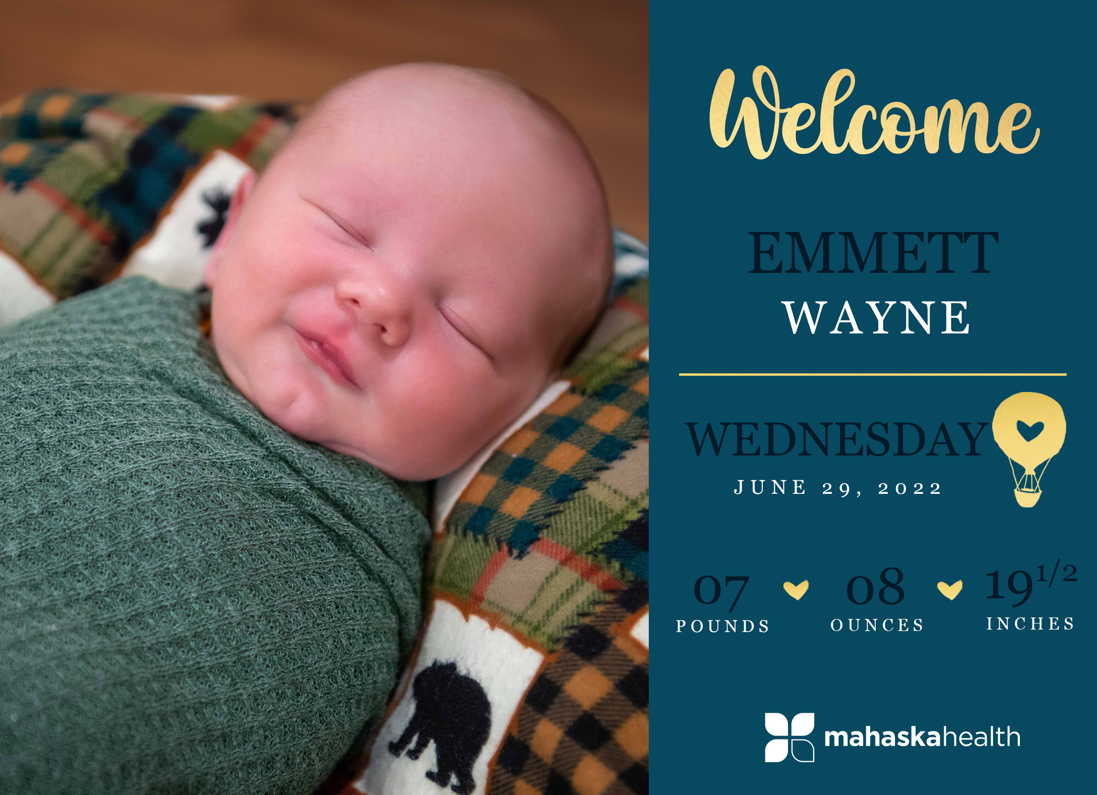 Welcome Emmett Wayne! 6