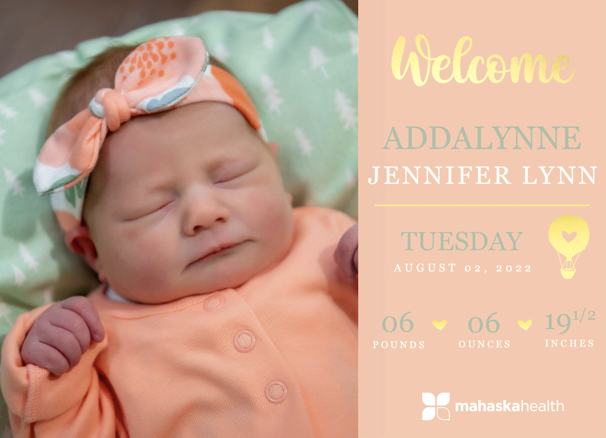 Welcome Addalynne Jennifer Lynn! 6