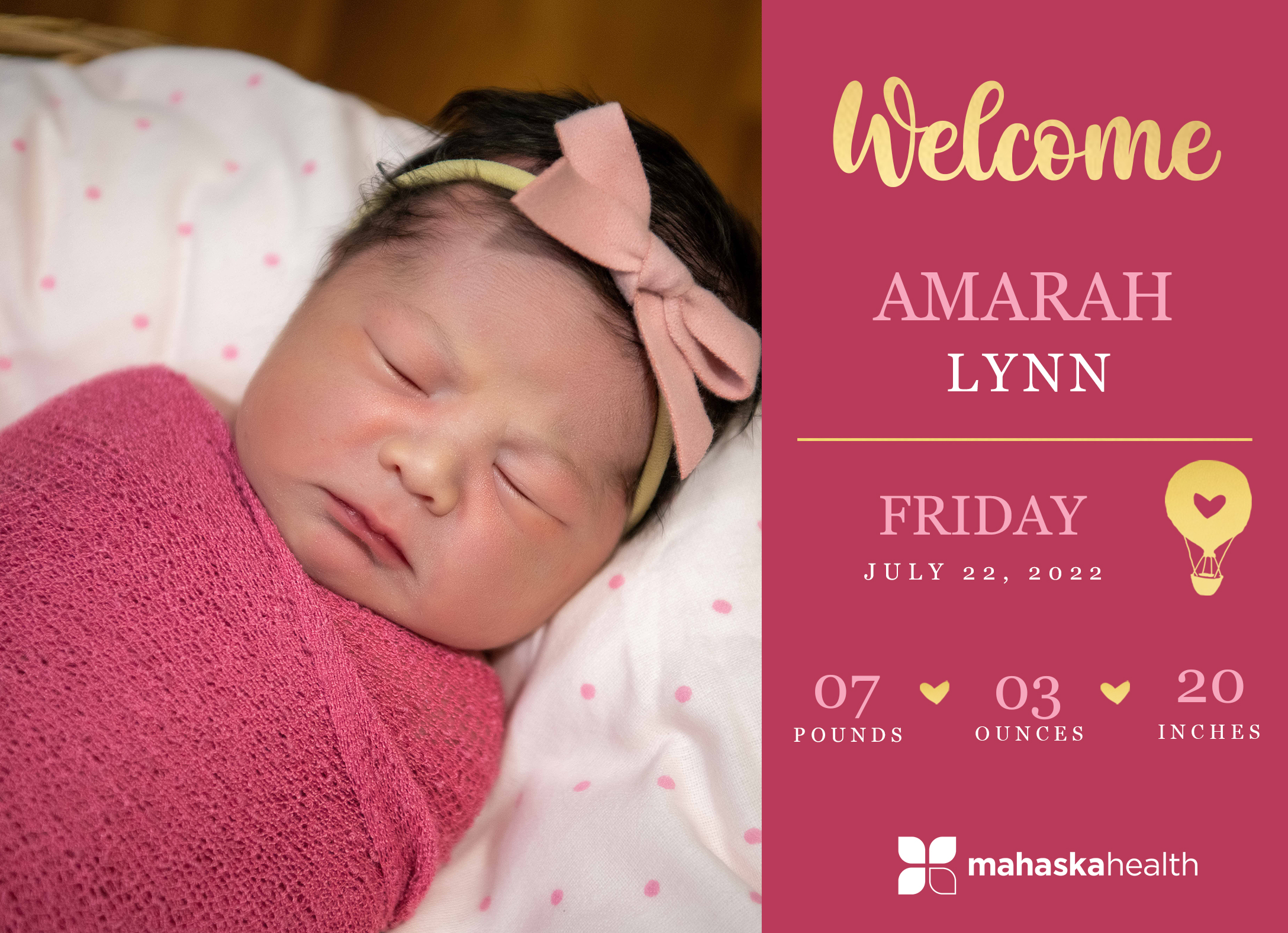 Welcome Amarah Lynn! 6