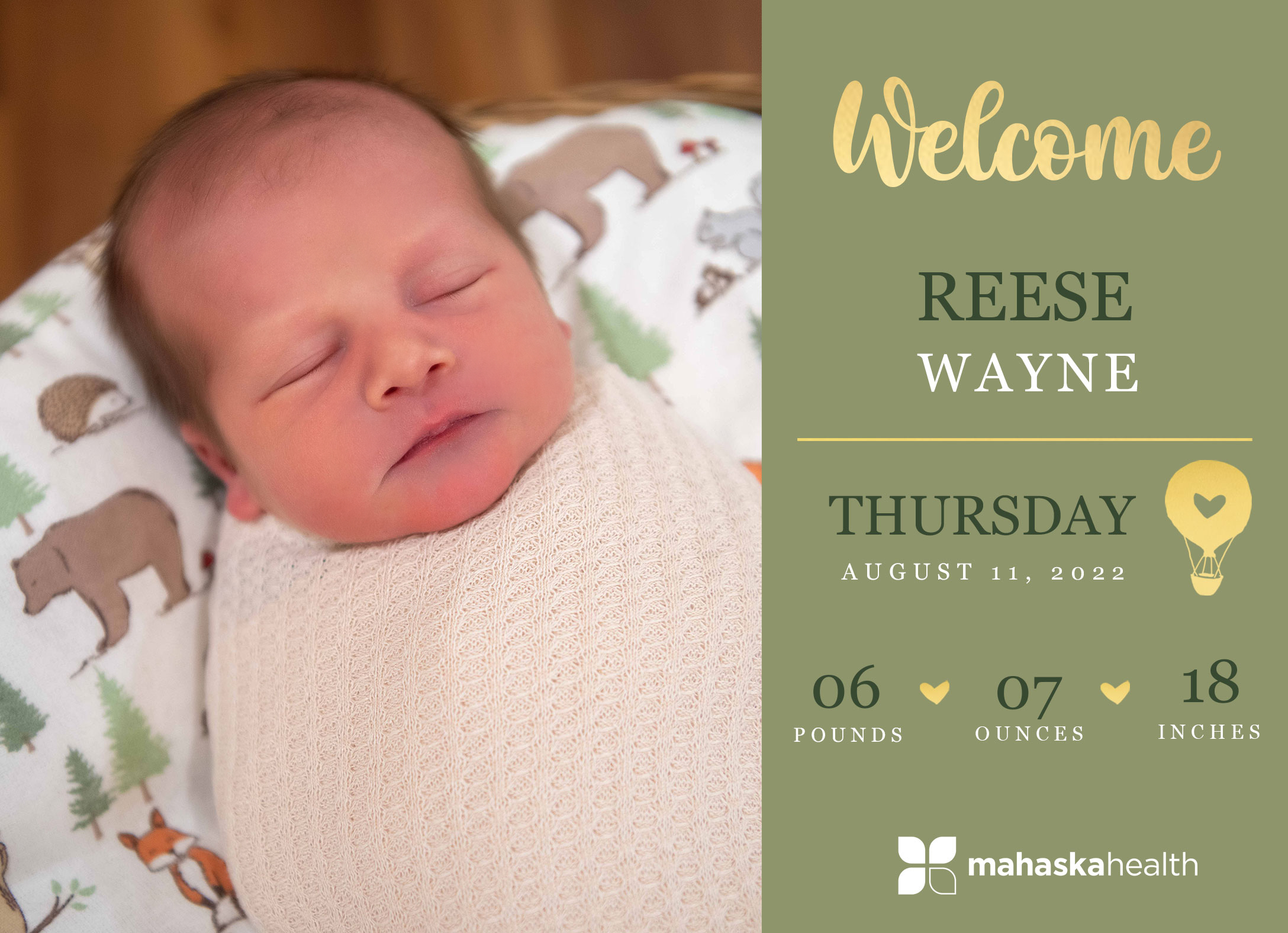 Welcome Reese Wayne! 6