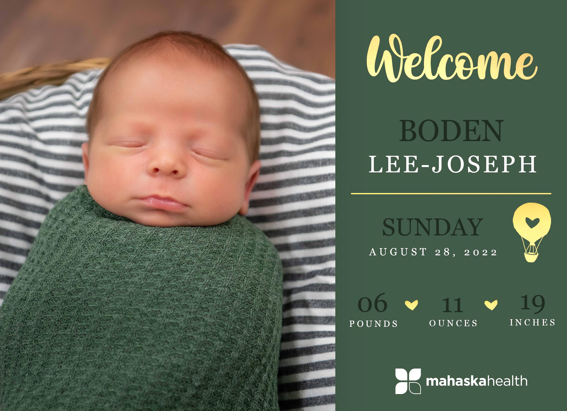 Welcome Boden Lee-Joseph! 6