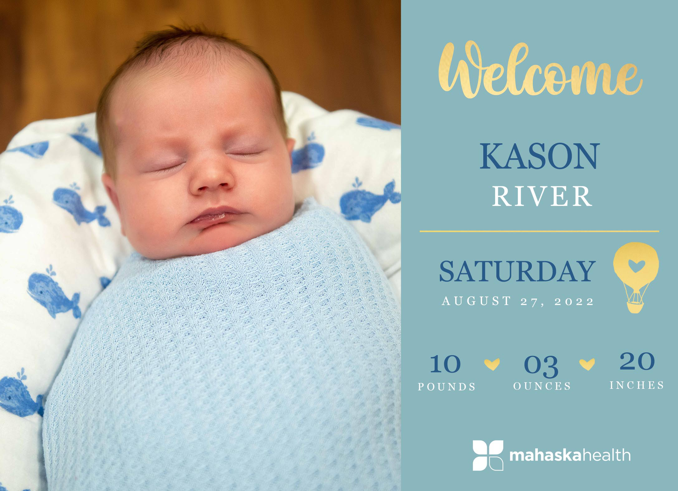 Welcome Kason River! 6