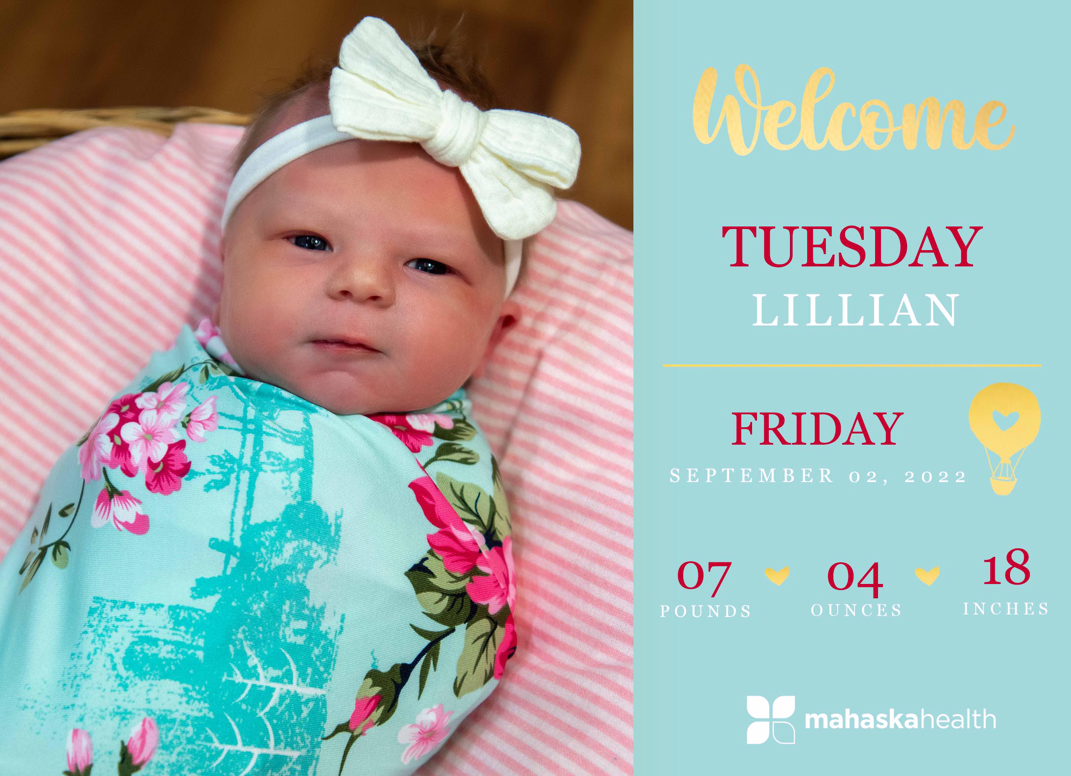 Welcome Tuesday Lillian! 6