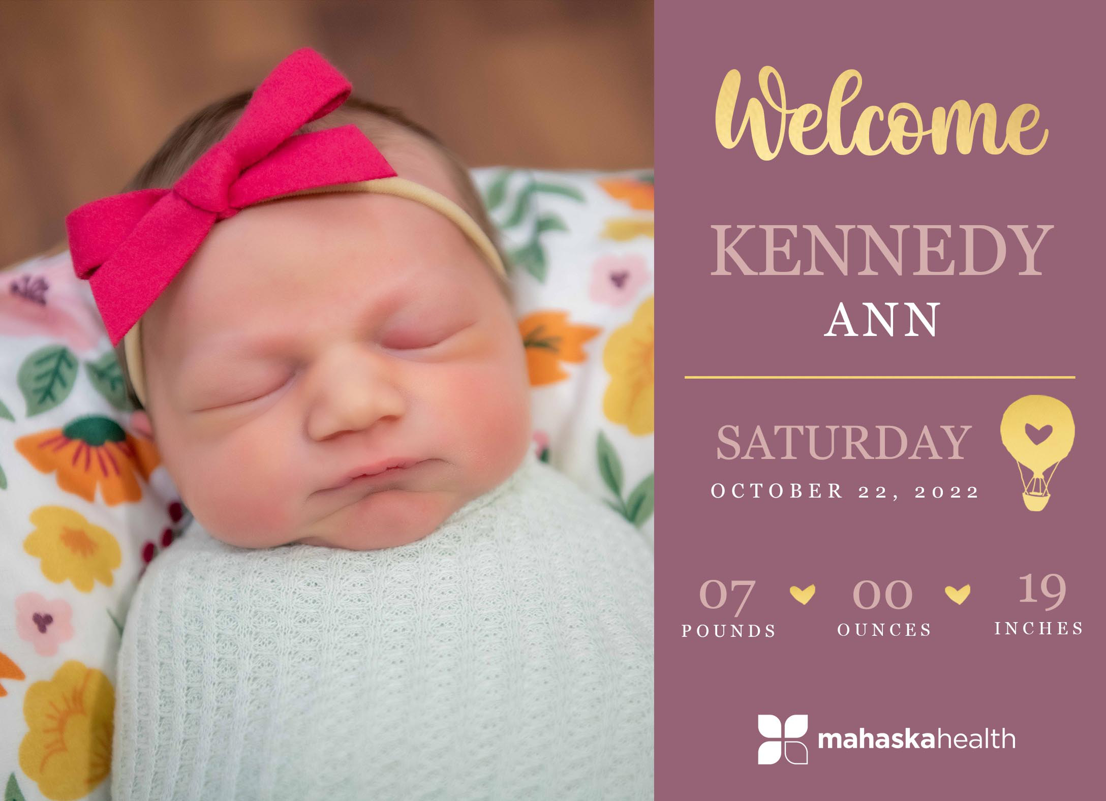 Welcome Kennedy Ann! 6