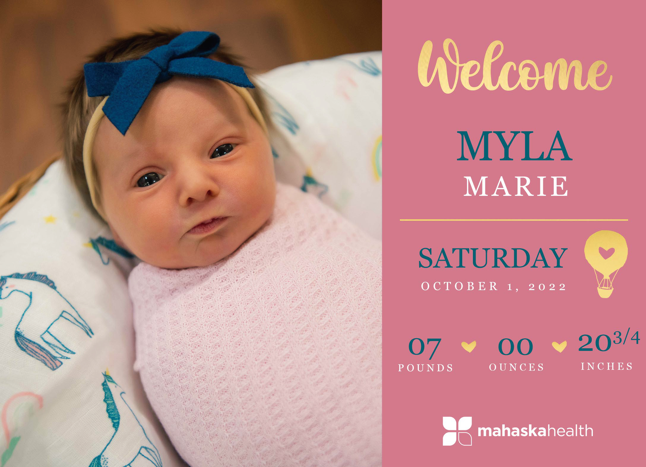 Welcome Myla Marie! 6