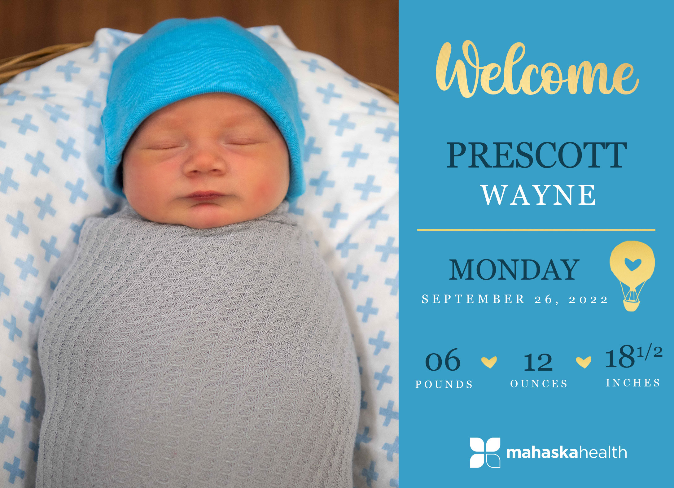 Welcome Prescott Wayne! 6