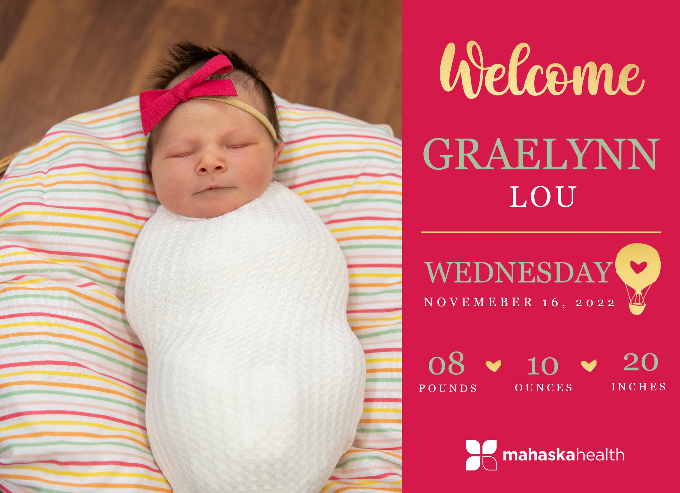 Welcome Graelynn Lou! 6