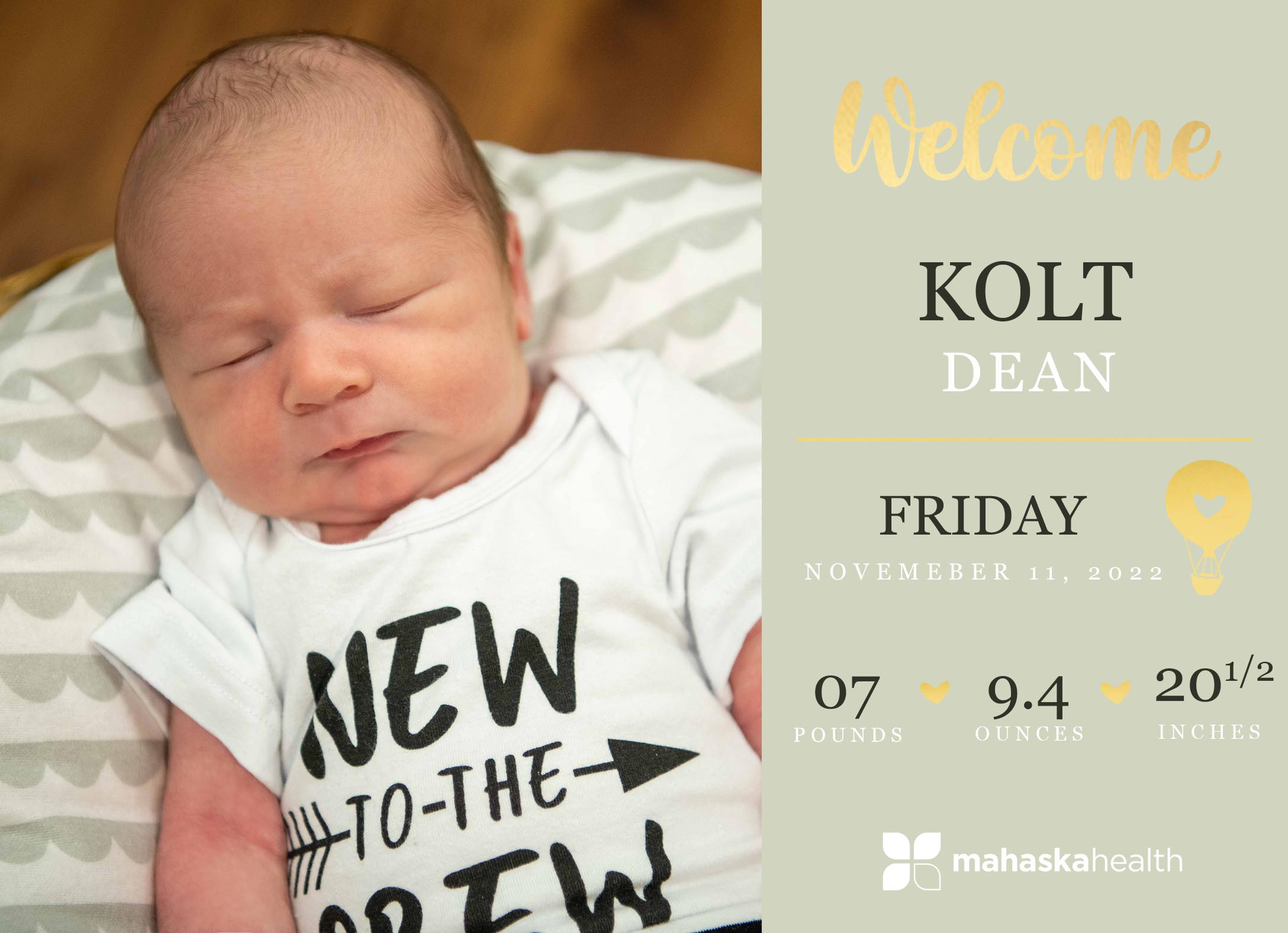 Welcome Kolt Dean! 6