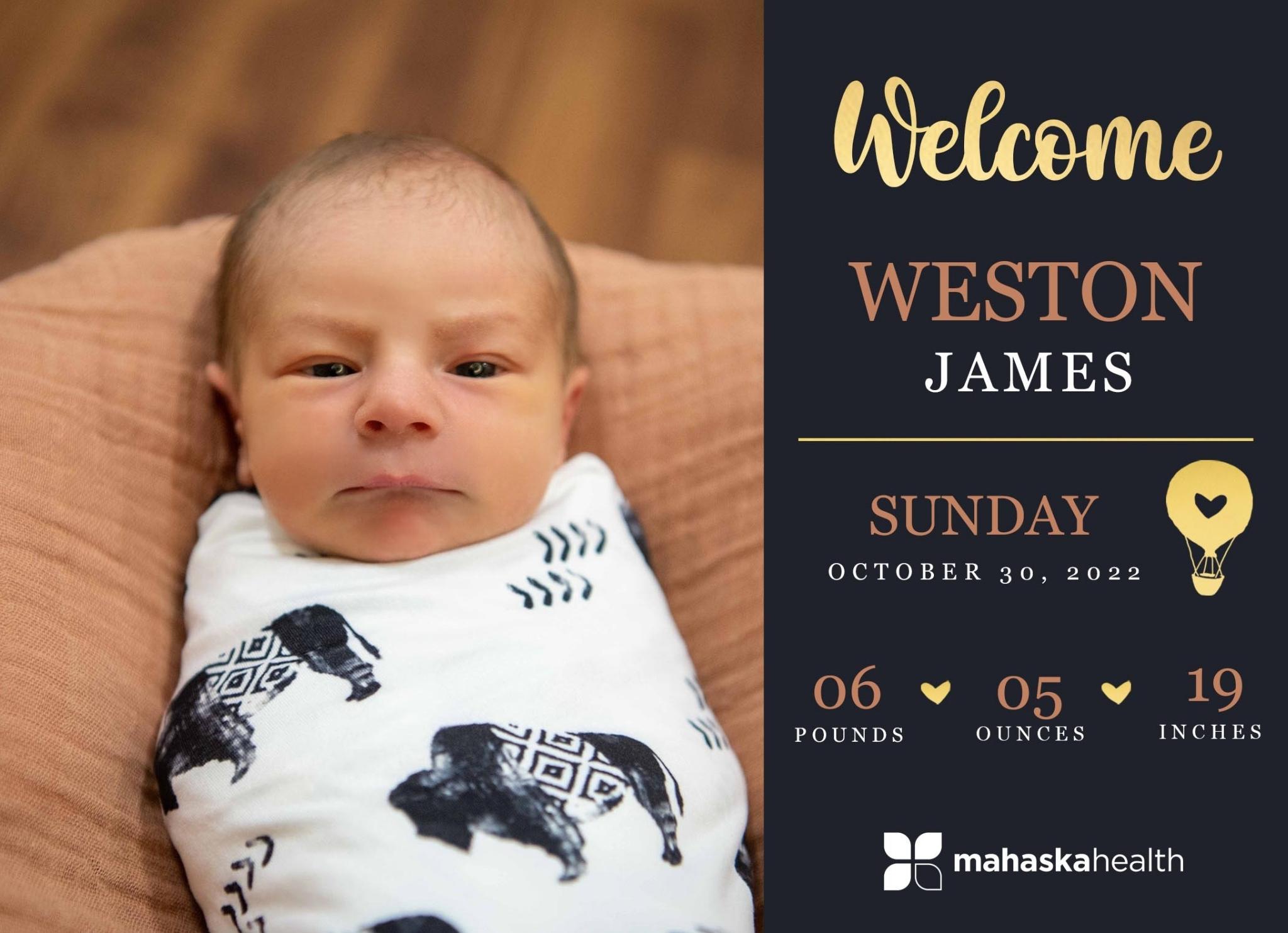 Welcome Weston James! 2