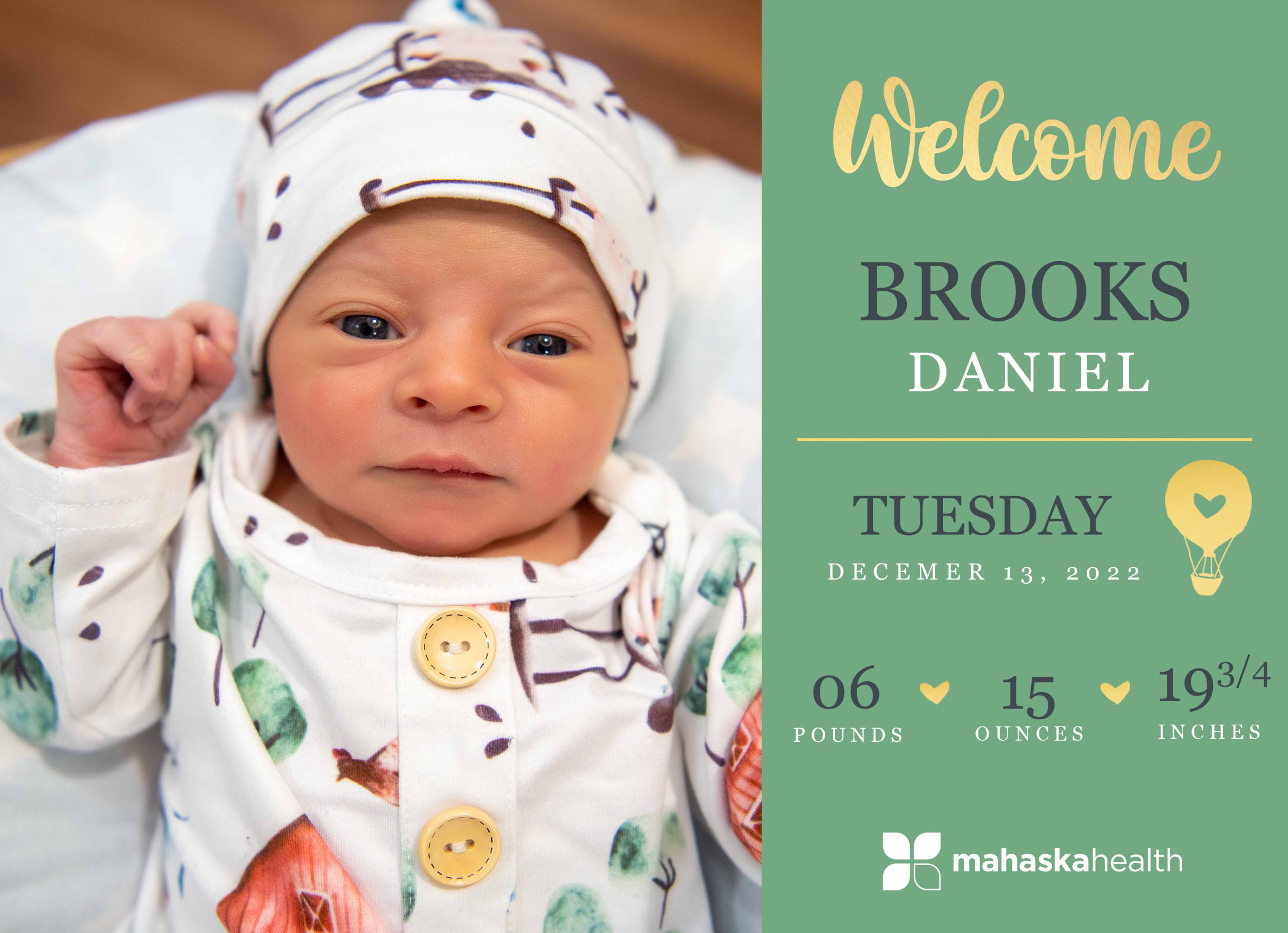 Welcome Brooks Daniel! 6